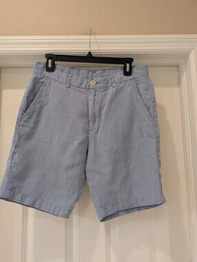 Porter & Ash Classic Linen Shorts Size 30 Small